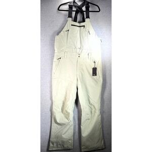 Imperial Motion Ski Bib Men's Large Sage Waterproof Adjustable Zipped Pockets